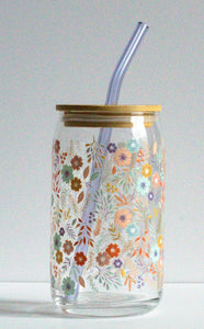 Wildflower Glass Cup