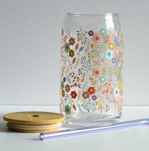 Wildflower Glass Cup