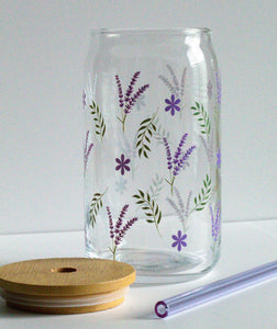 Lavender Glass Cup