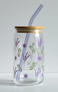 Lavender Glass Cup